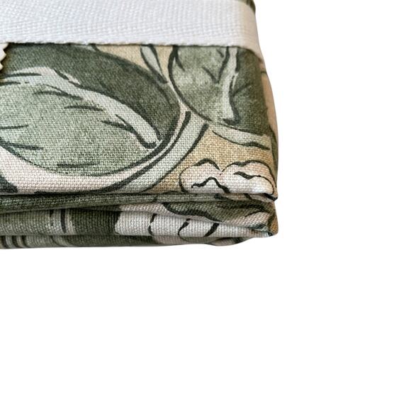 LOVEKIN Tavi Bloom Napkins 18x18 Green Spring Floral 100% Cotton NEW - Picture 10 of 15